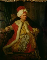 Charles Gravier (1717-87) Comte de Vergennes en costume oriental, 1766